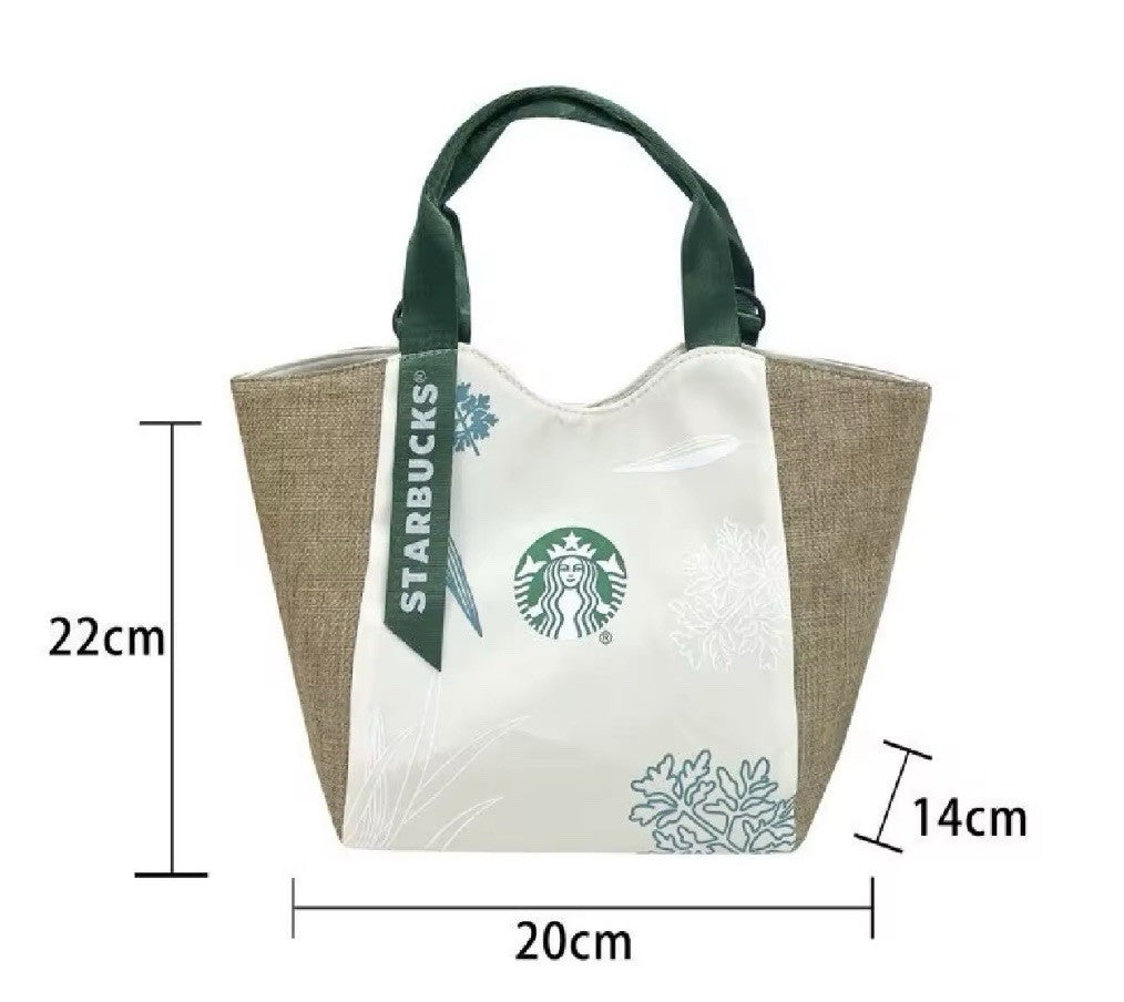 Sac Starbucks blanc/vert