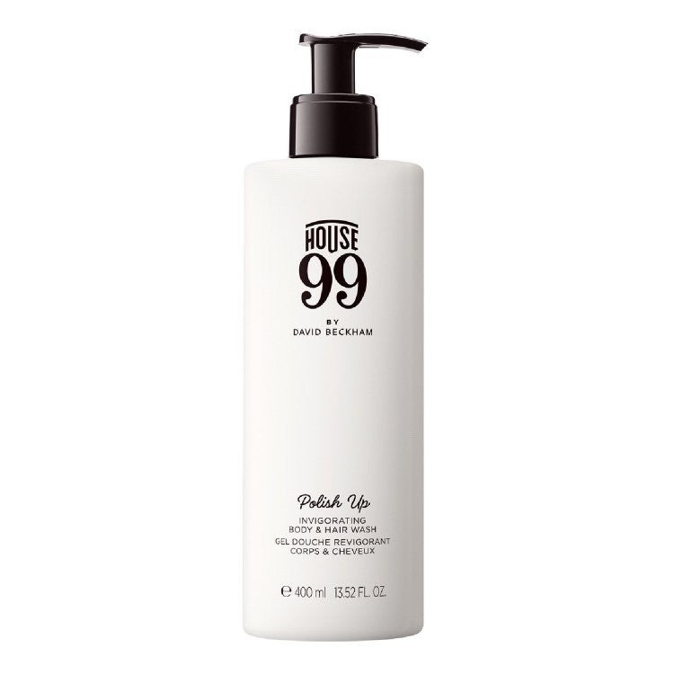 Gel douche et shampoing vivifiant David Beckham House 99 Polish Up 400 ml