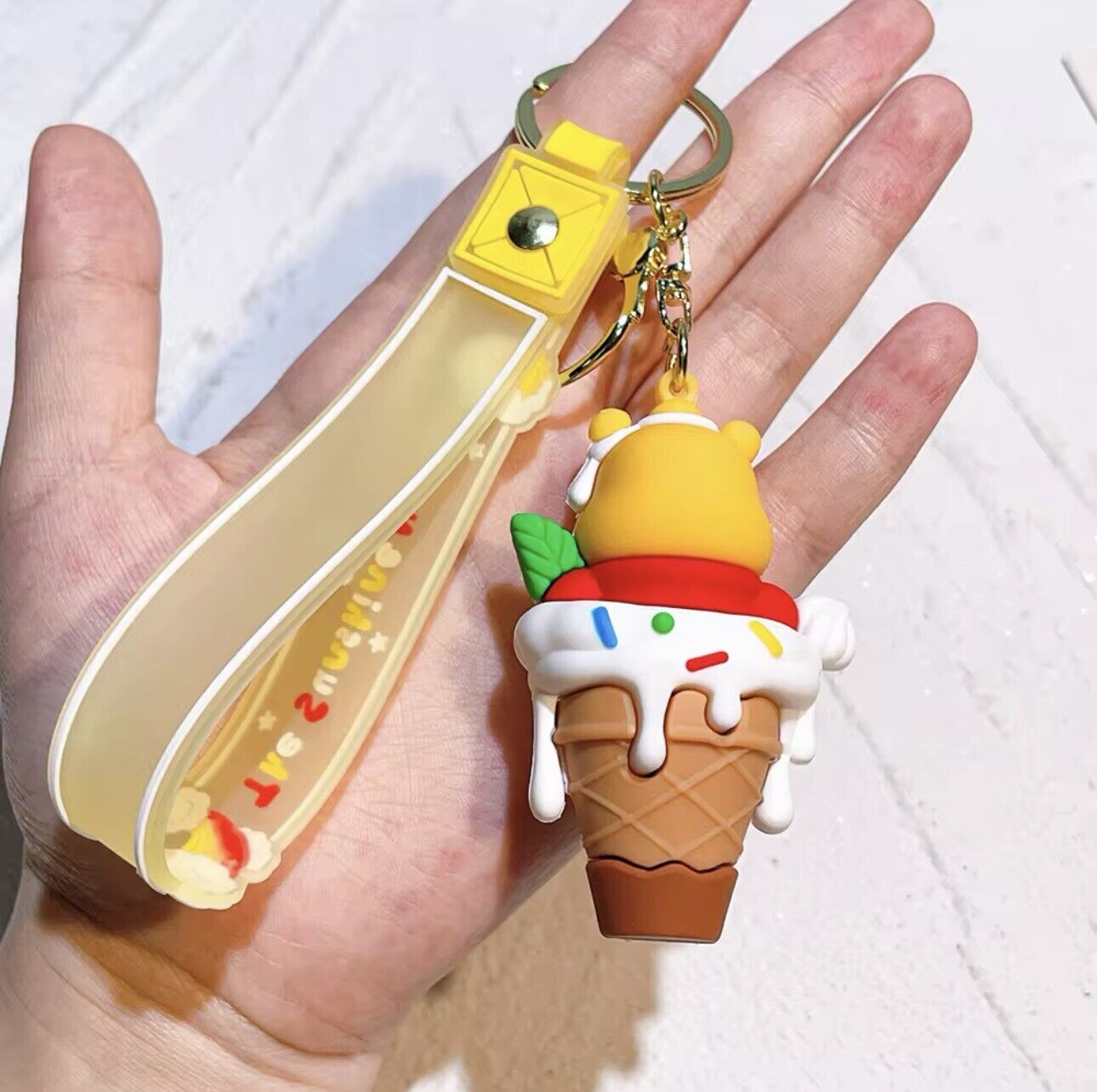 Disney Winnie Pooh - Xmas Eis Cream Schlüsselanhänger/Schlüsselbund