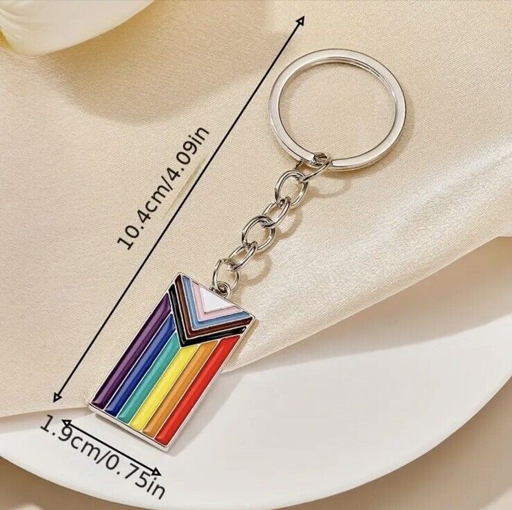 Porte-clés arc-en-ciel de la fierté