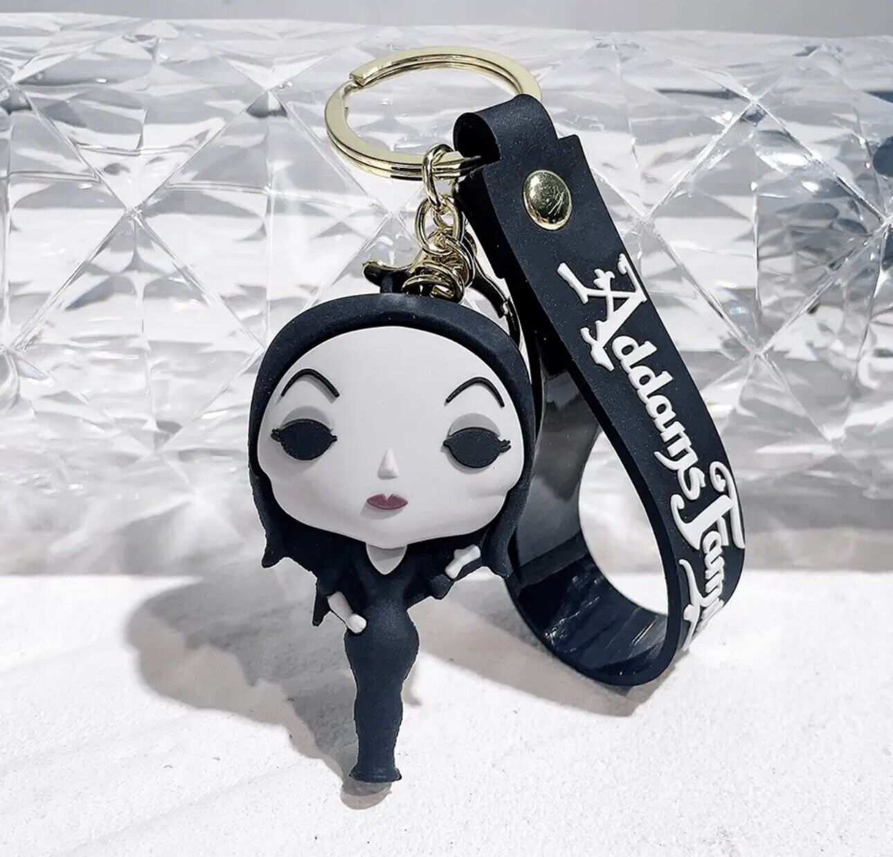 Porte-clés/lanière - Morticia de la famille Addams