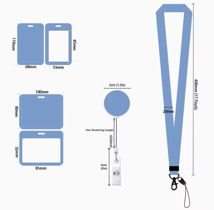 Lanière porte-carte d'identité Disney Stitch