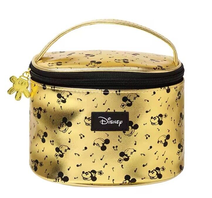 Disney Mickey Mouse Gold Cosmetic Bag - Toiletry Bag