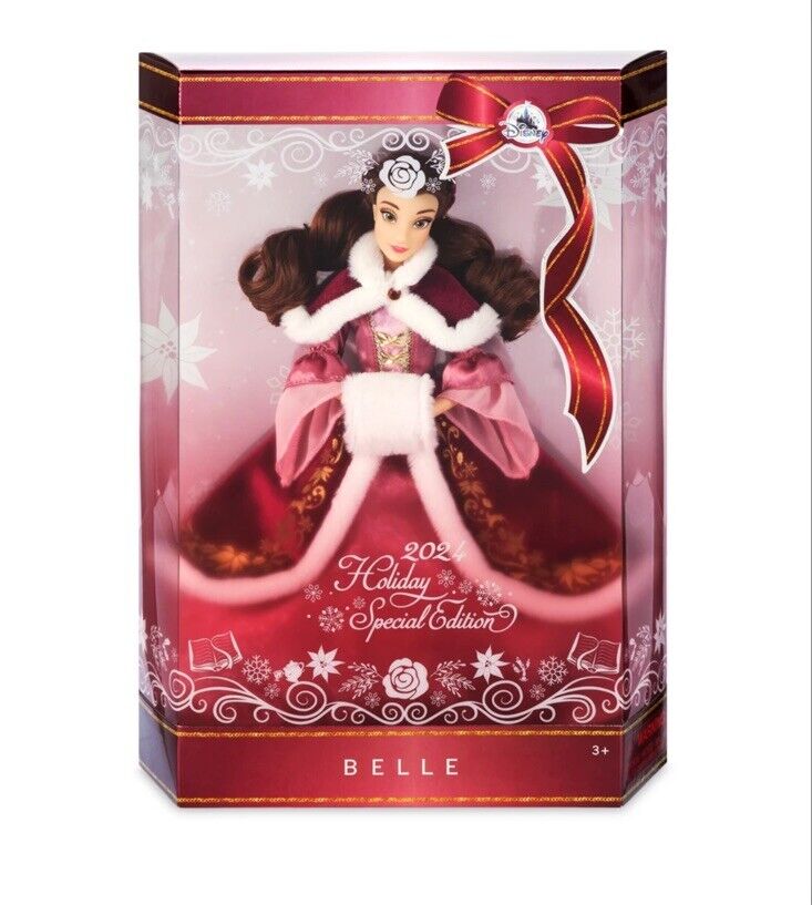 Poupée Belle de La Belle et la Bête, édition spéciale Noël
