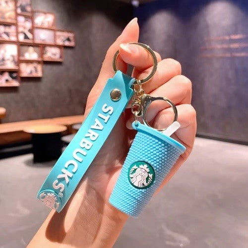 Porte-clés Starbucks : Gobelet turquoise