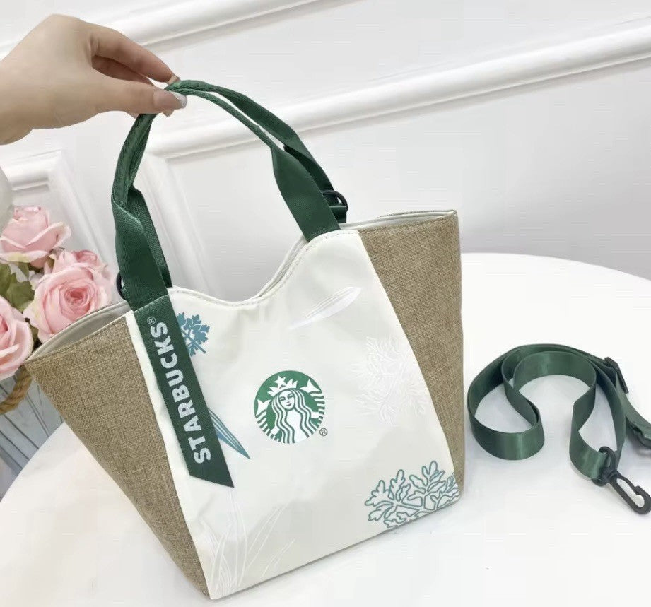 Sac Starbucks blanc/vert
