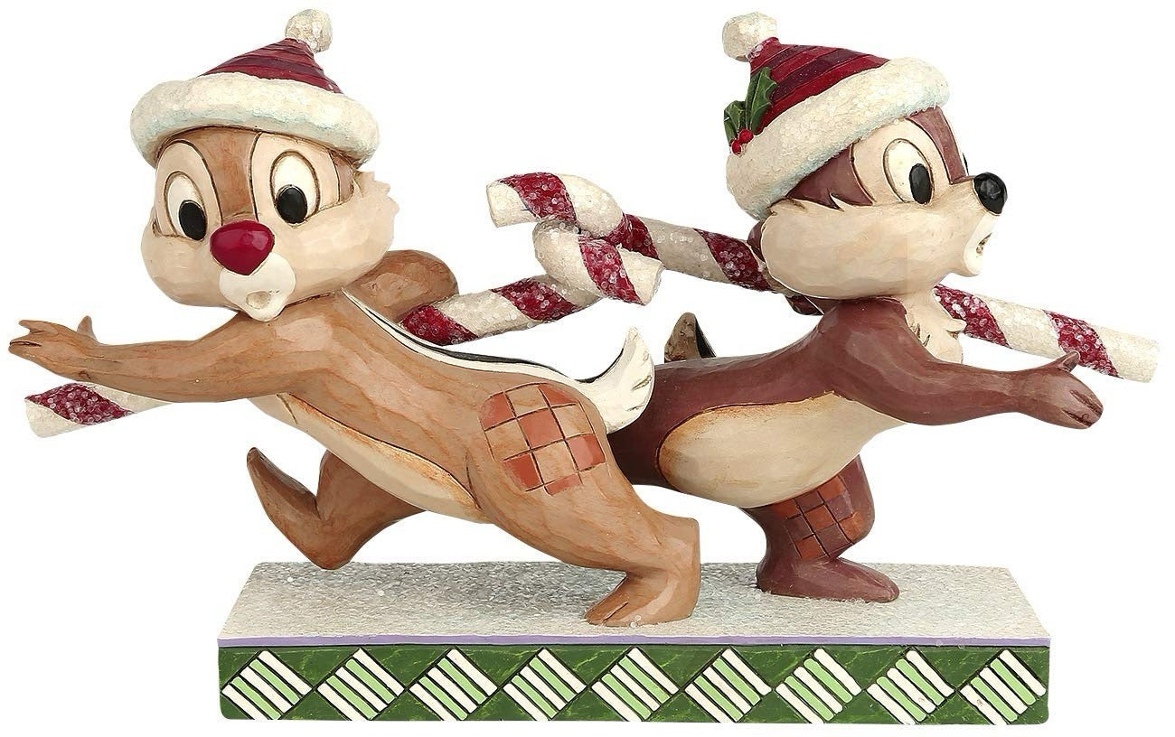 Disney Chip &amp; Dale « La chasse aux bonbons » H12cm Jim Shore