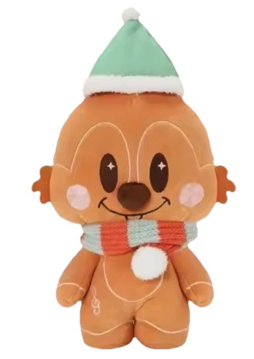 Peluche Chip et Chap en pain d'épice Disney, 25 cm