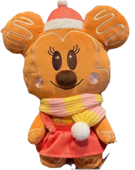 Disney Minnie Mouse Gingerbread Plush 25cm Xmas