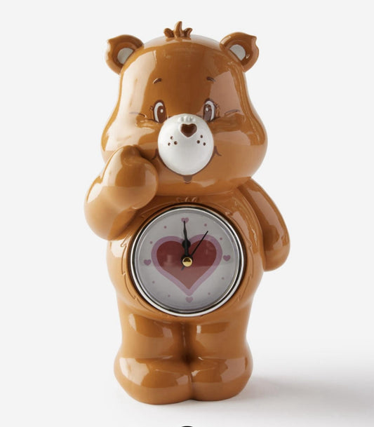Care Bears/Lucky Bears Cuddly Bear Desk Clock approx. 20cm (Analog Clock)