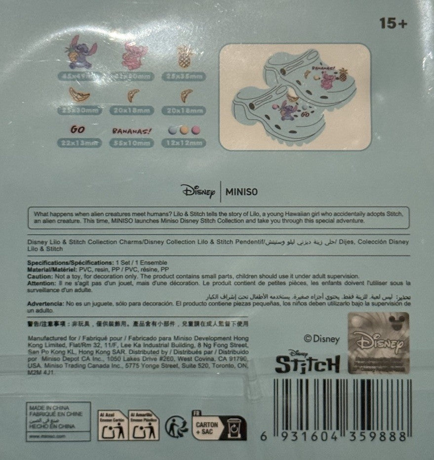 Disney/Miniso Charme/Pendentifs Stitch