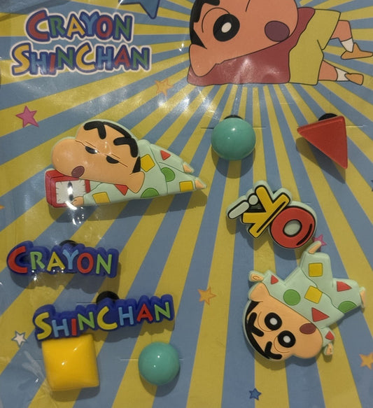 Miniso Charms/Pendentif Crayon Shinchan Set