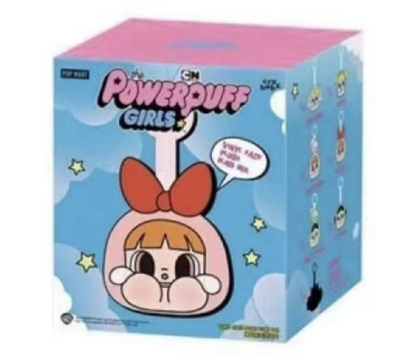 POP MART CRYBABY Powerpuff Girls Serie Vinyl Gesicht Plüsch Anhänger