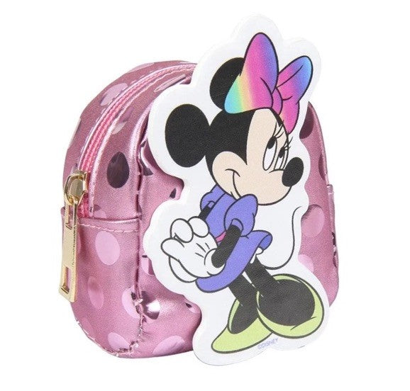 Disney Minnie Mouse Geldbeutel/Rucksack Klein Schlüsselanhänger/Anhänger Rosa