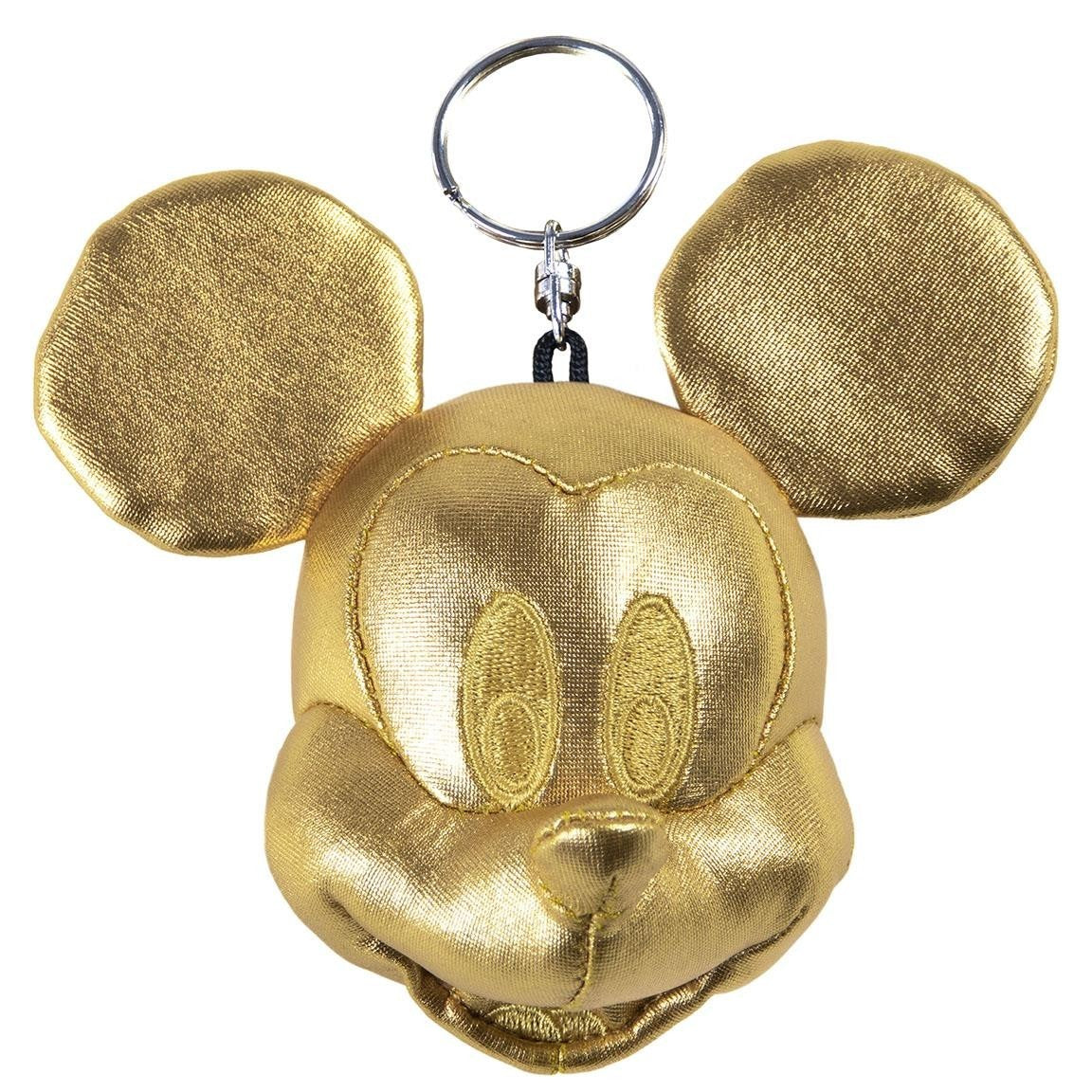 Porte-clés en peluche Mickey Mouse doré de Disney