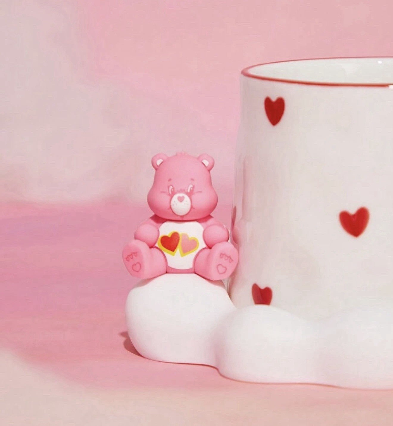 Dessous de verre Bisounours « Oursons Amoureux » (gobelet non inclus)