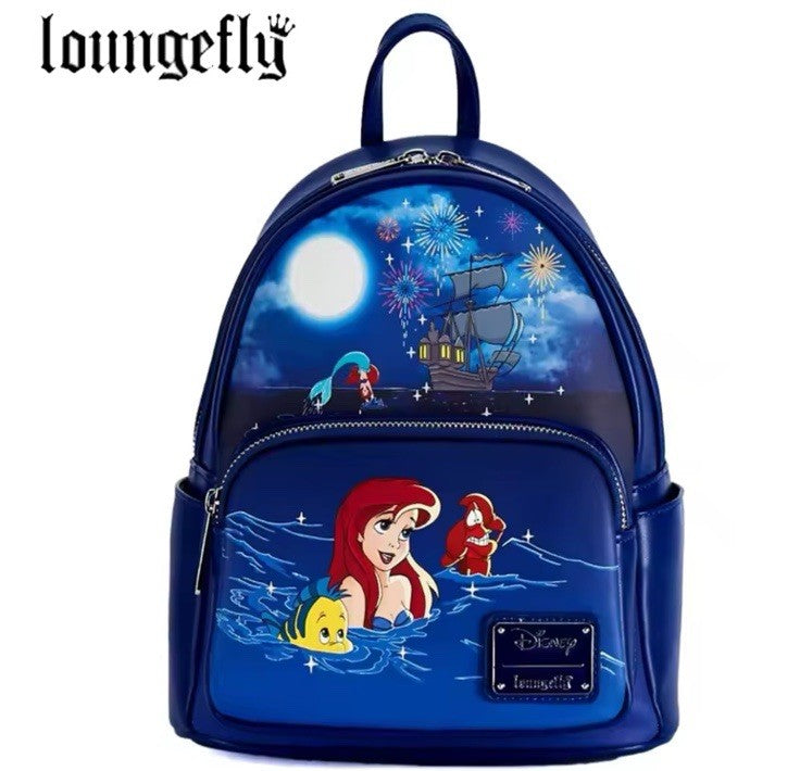 Disney Loungefly Little Mermaid Fireworks Backpack - Ariel