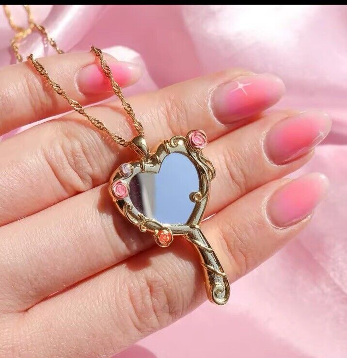 Collier miroir Raiponce Disney avec boîte