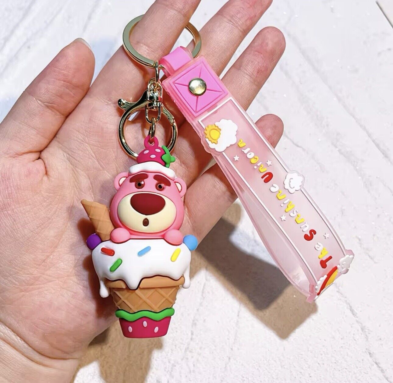 Disney Toy Story lotso Ice Cream  - Schlüsselanhänger/schlüsselbund