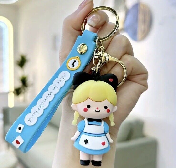 Porte-clés Kawaii Alice au pays des merveilles