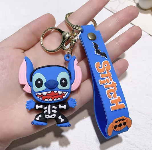 Disney Stitch~ skelett Halloween schlüsselanhänger