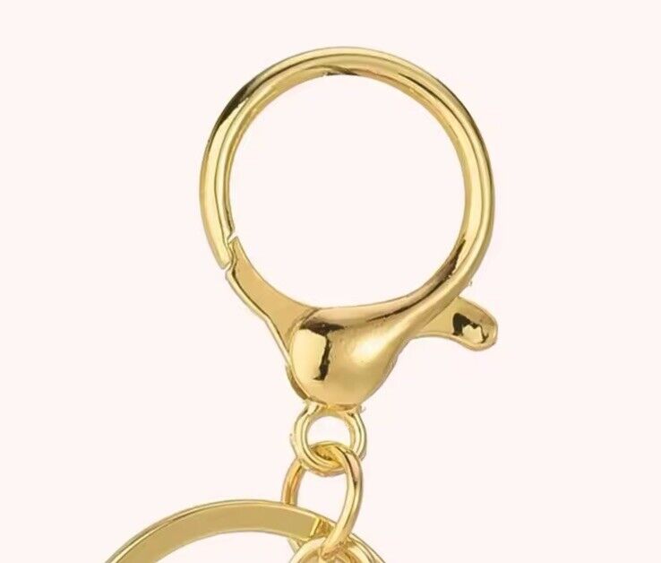 Disney shiny Stitch gold keychain