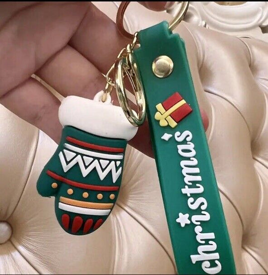 Porte-clés de Noël - gant ??