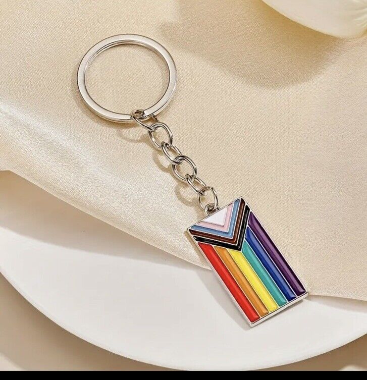 Porte-clés arc-en-ciel de la fierté