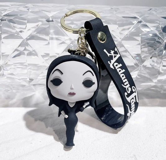 Porte-clés/lanière - Morticia de la famille Addams