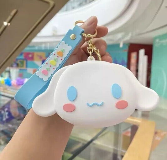 Porte-clés Sanrio Cinnamoroll grand format, petit portefeuille