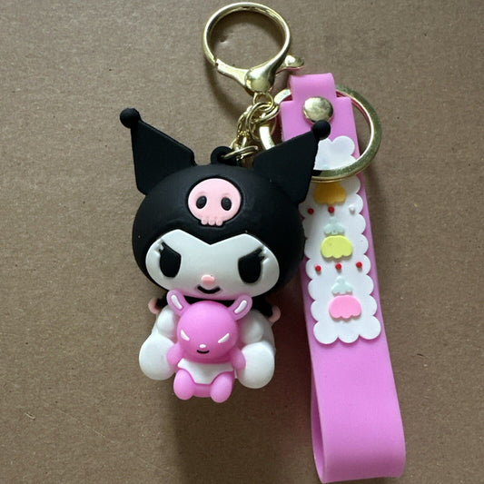 Kuromi Kawaii Keychains
