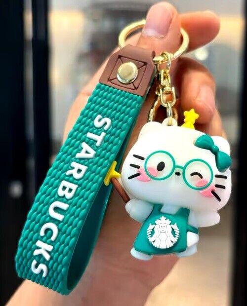 Porte-clés Starbucks, café Sanrio, Hello Kitty
