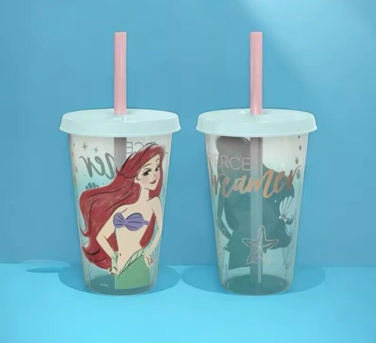 Disney Princess Straw Tumblers 4-Set 16.5 oz