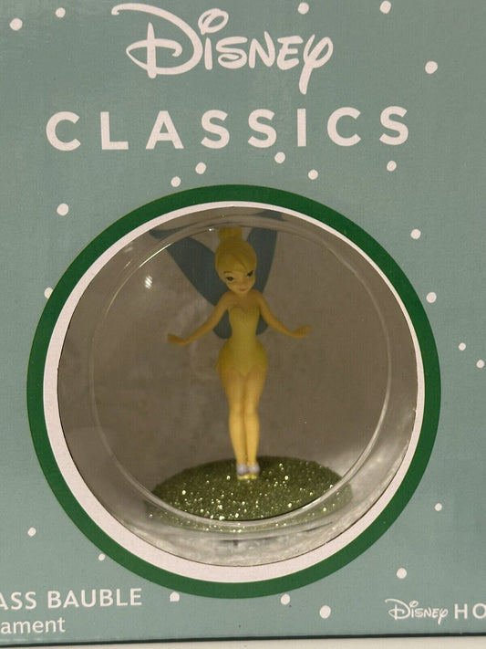 Disney Tinker Bell Glas Bauble Ornament Xmas