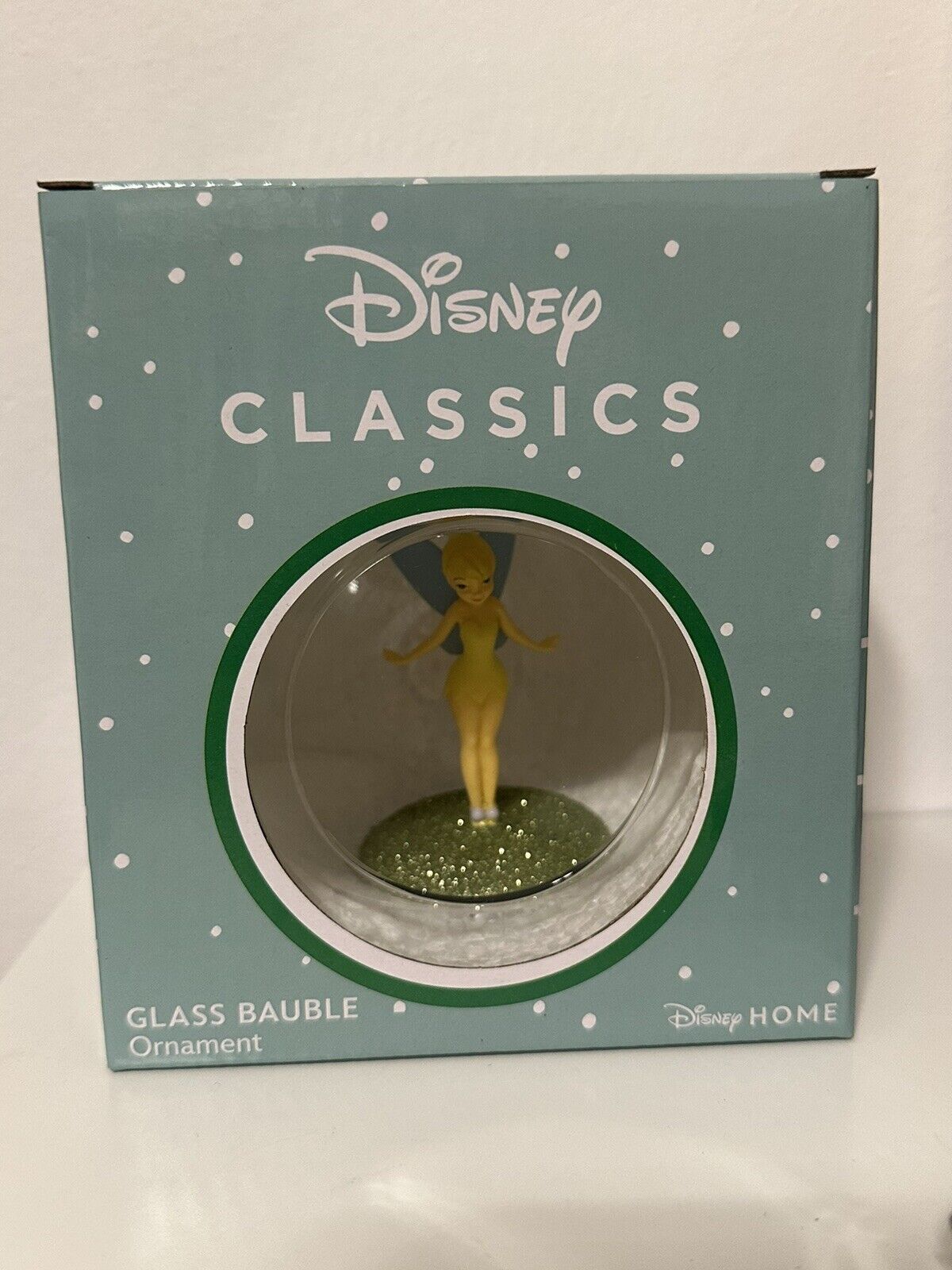 Disney Tinker Bell Glas Bauble Ornament Xmas