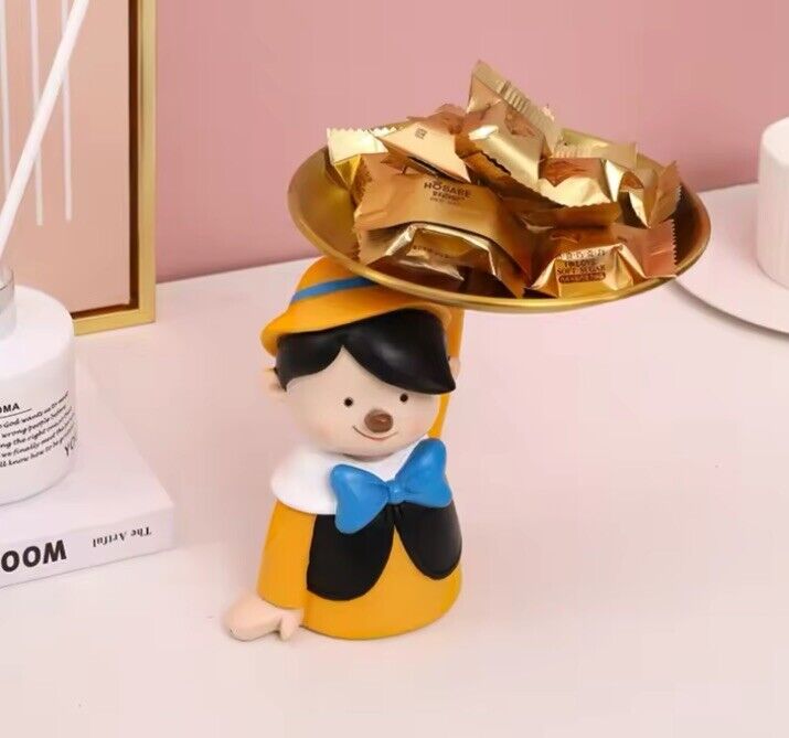 Disney Pinocchio Dekotablett Haltung Statue