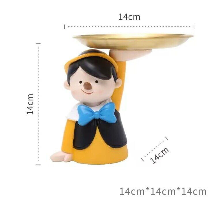 Disney Pinocchio Dekotablett Haltung Statue