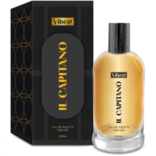 Vibezz IL CAPITANO Eau de Toilette pour Homme, 100ml