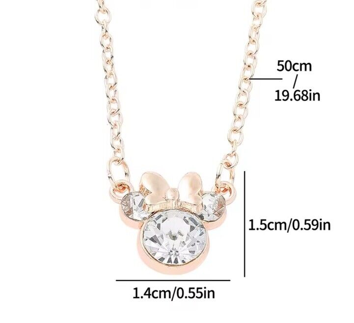 Collier Minnie Mouse avec boîte
