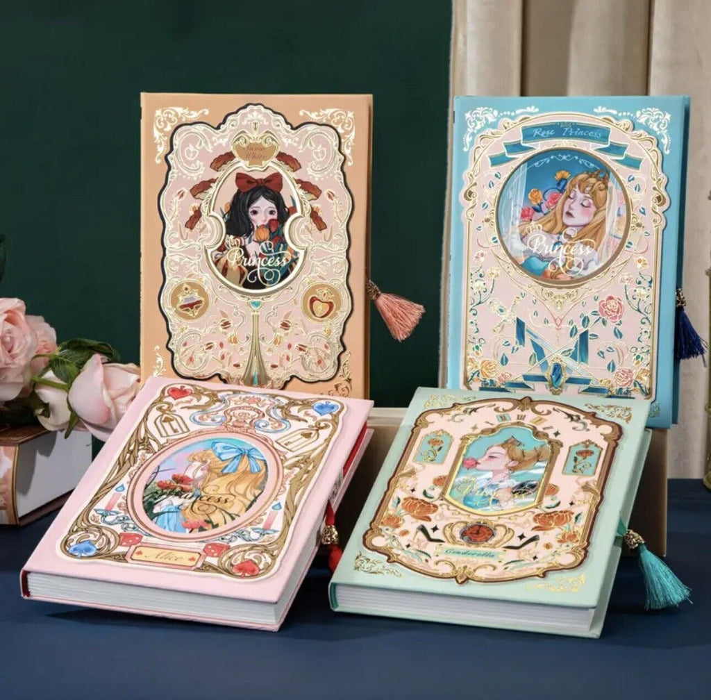 Disney  Prinzessinnen  Hordcover Notizbücher Neu