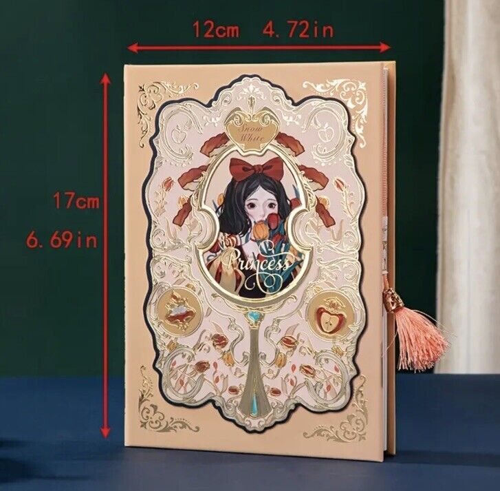 Disney  Prinzessinnen  Hordcover Notizbücher Neu