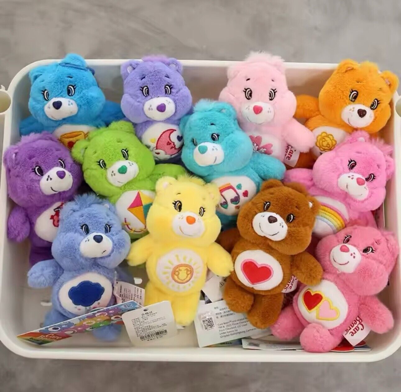 Glücksbärchis (Care Bears) - verschiedene Bärchis Schlüsselanhänger