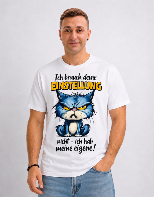 Angry Cat – Le t-shirt message qui a du caractère