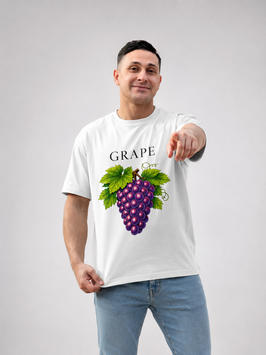 GRAPE Bloom Tee – White