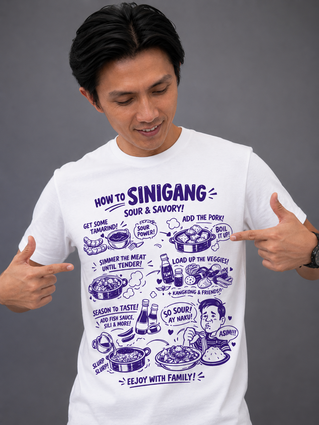 How To Sinigang – Pinoy Food Lover T-Shirt