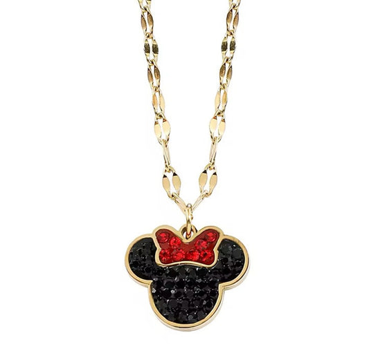 Disney Minnie Mouse Necklace Including Box