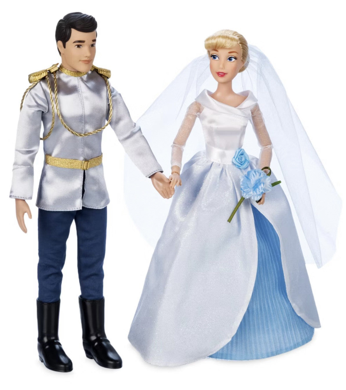 Disney Cinderella and Prince Charming Classic Wedding Doll Set