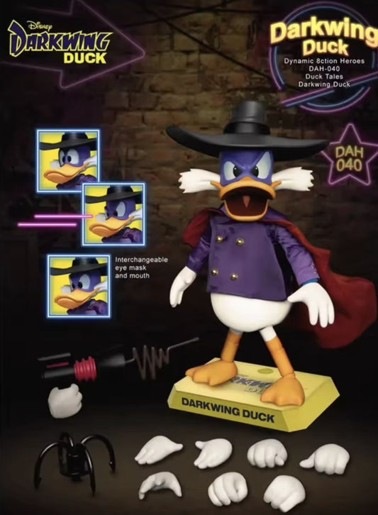 Figurine Disney Darkwing Duck 16,5 cm Deux, un, risque Darkwing Duck