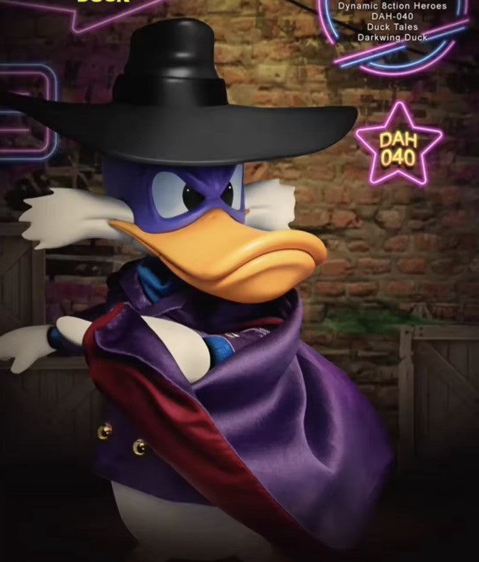 Disney Darkwing Duck Figur 16,5cm Zwo, eins, Risiko Darkwing Duck
