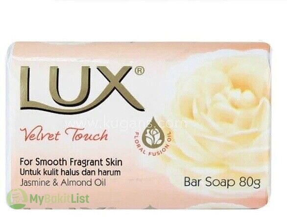 2x Seife LUX Velvet Touch (Bar Soap 80g)